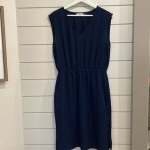 Navy Sleeveless Dress